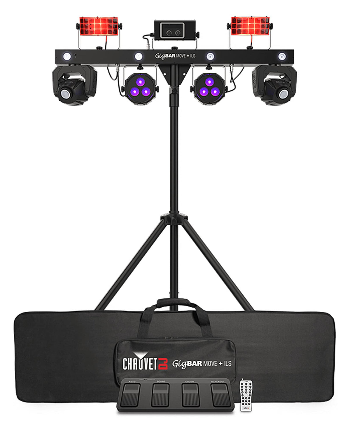 Chauvet GigBAR Move + ILS 5-in-1 Lighting System w/ DMX Cables