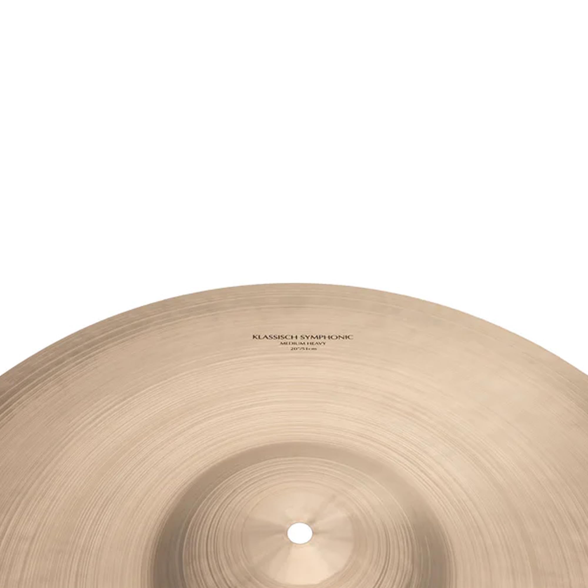 Zildjian K2213 20" K Klassisch Symphonic Cymbals, Medium Heavy - Pair w/ Drumstick Bag