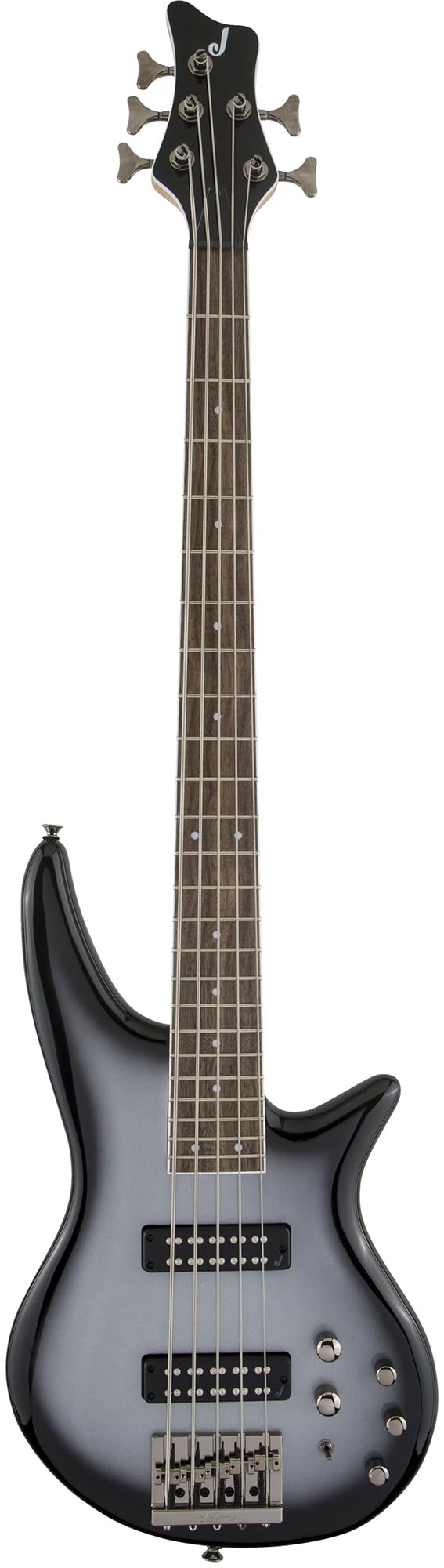 Jackson Spectra Bass JS3V Bass Guitar - Silverburst w/ Instrument Cable