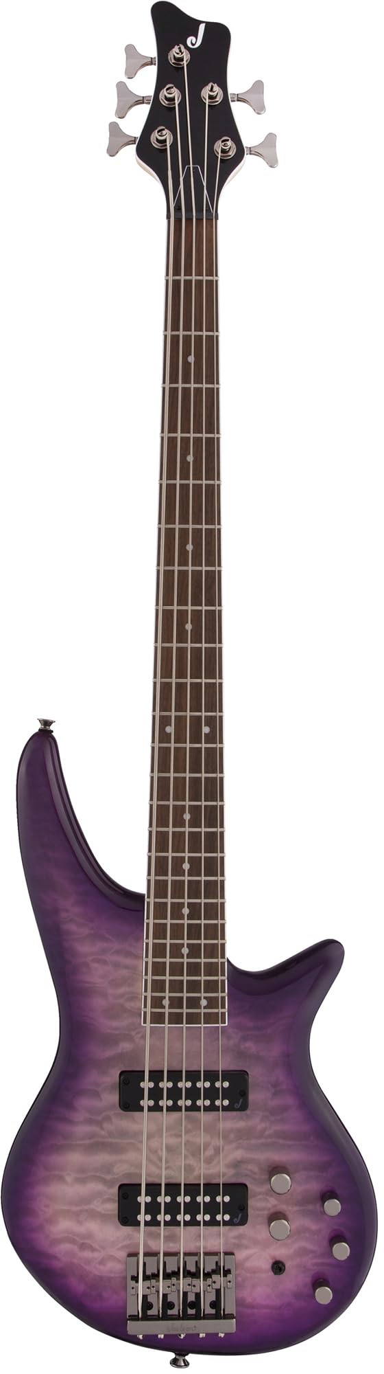 Jackson Spectra Bass JS3QV Bass Guitar - Purple Phaze w/ Instrument Cable