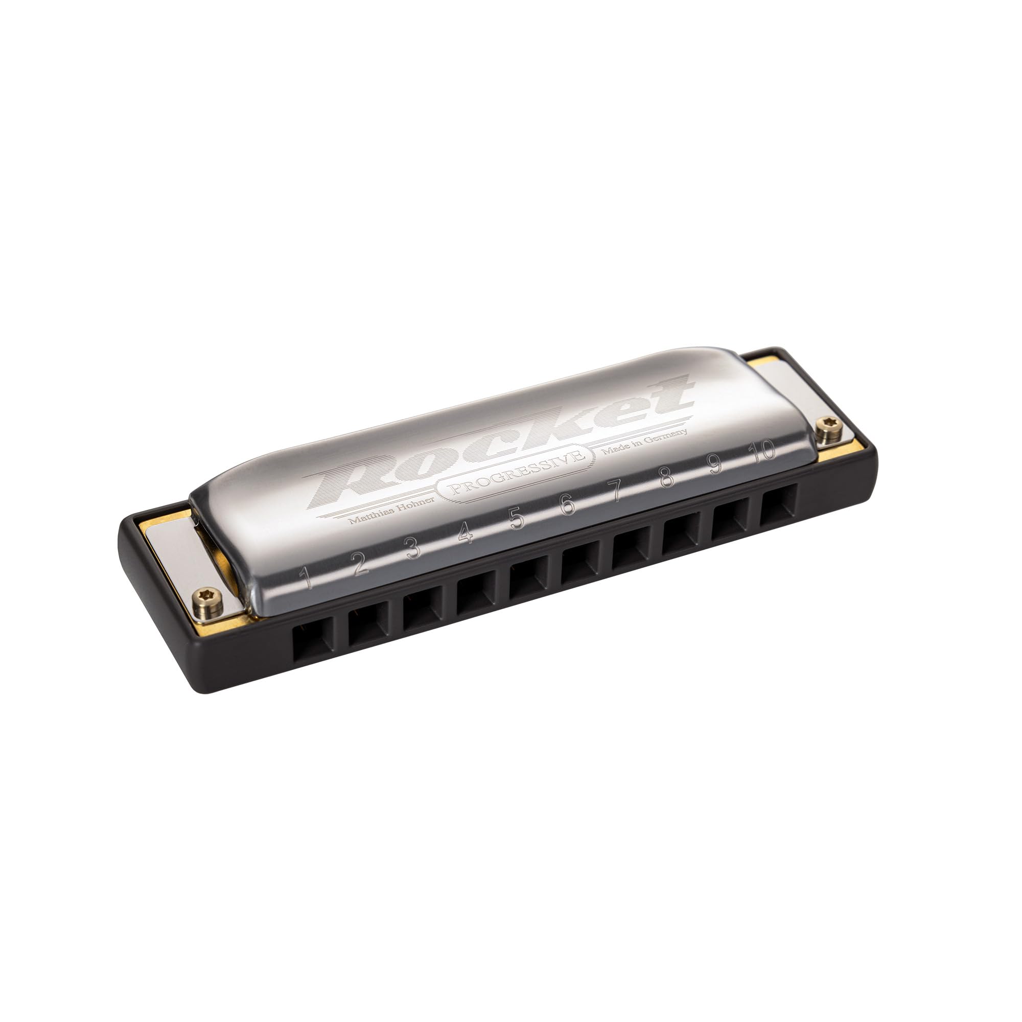 Hohner Progressive Rocket Harmonica - Key of B Flat w/ Key Stickers