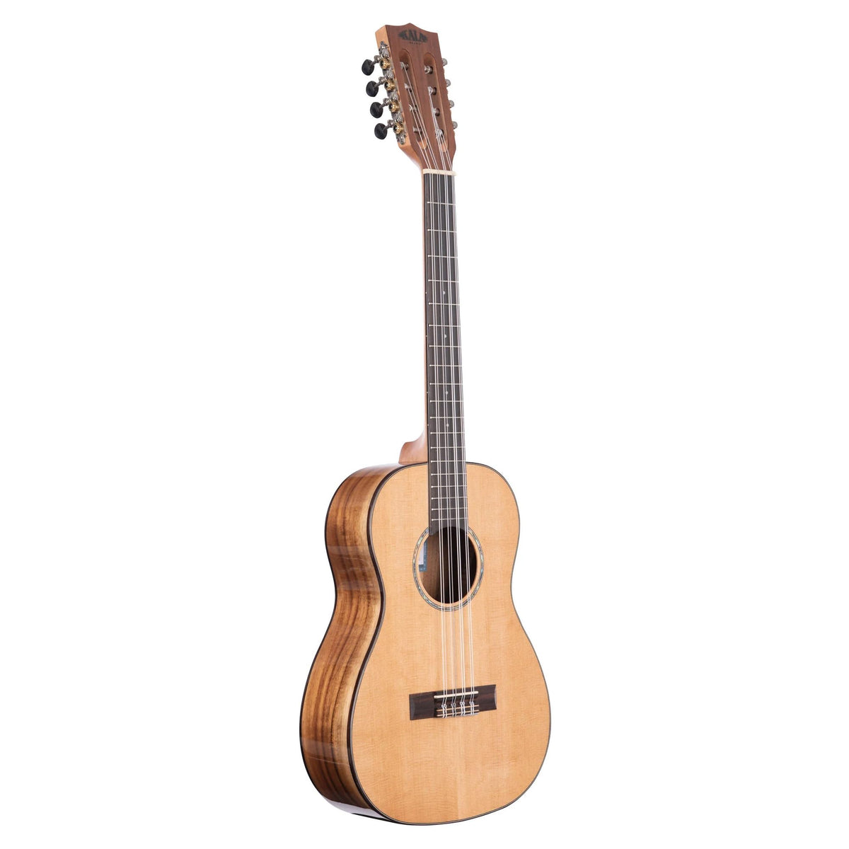 Kala KA-SCAC-B8 Gloss Solid Cedar Top Acacia 8-String Baritone Ukulele
