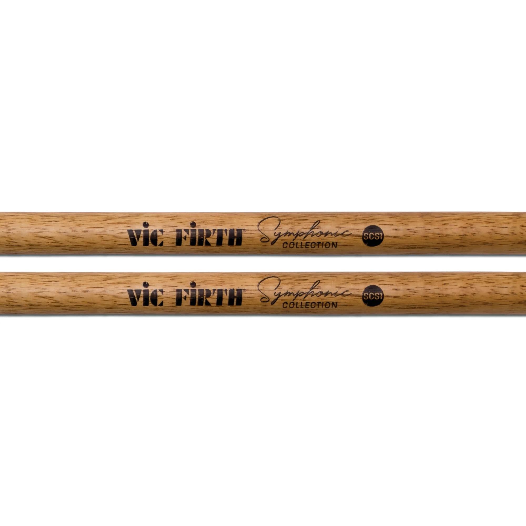 Vic Firth SCS1 Symphonic Collection Persimmon Snare Drumsticks - 6 Pack