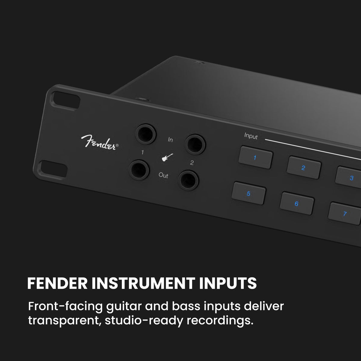 Fender Quantum HD 8 USB-C Audio Interface w/ Headphones