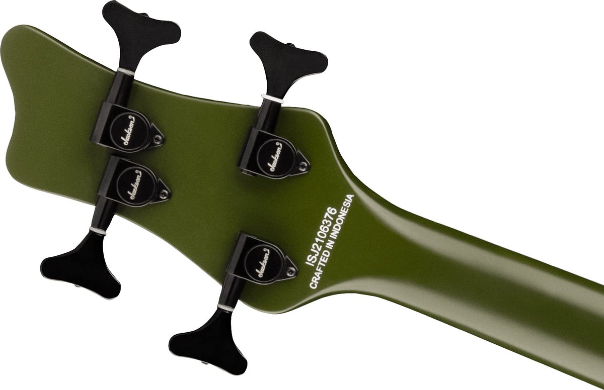 Jackson X Series Spectra Bass SBX IV Bass Guitar - Matte Army Drab w/ Instrument Cable