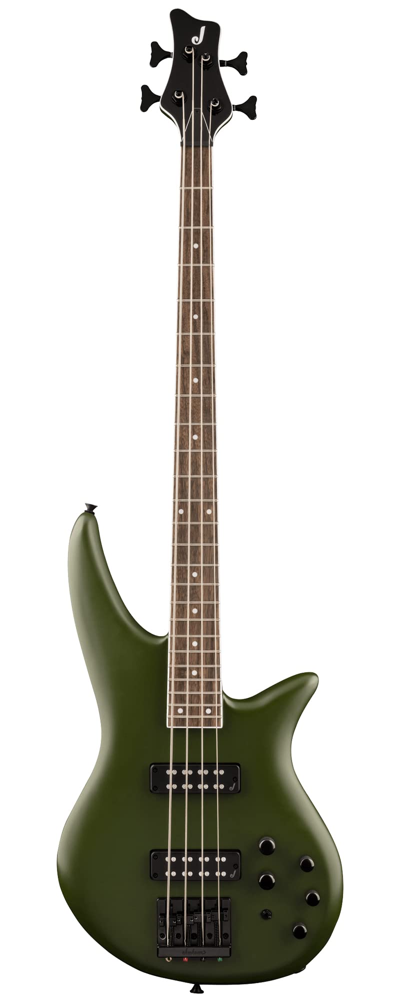 Jackson X Series Spectra Bass SBX IV Bass Guitar - Matte Army Drab w/ Instrument Cable