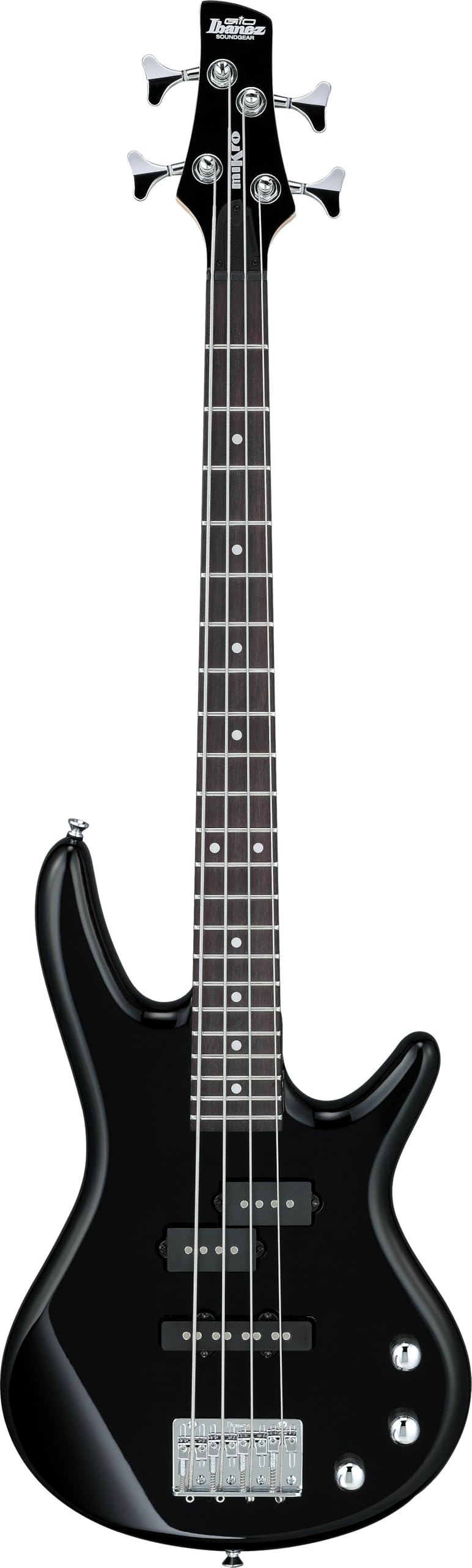 Ibanez GSRM20 SR Gio miKro Short-Scale Bass Guitar - Black w/ Gig Bag