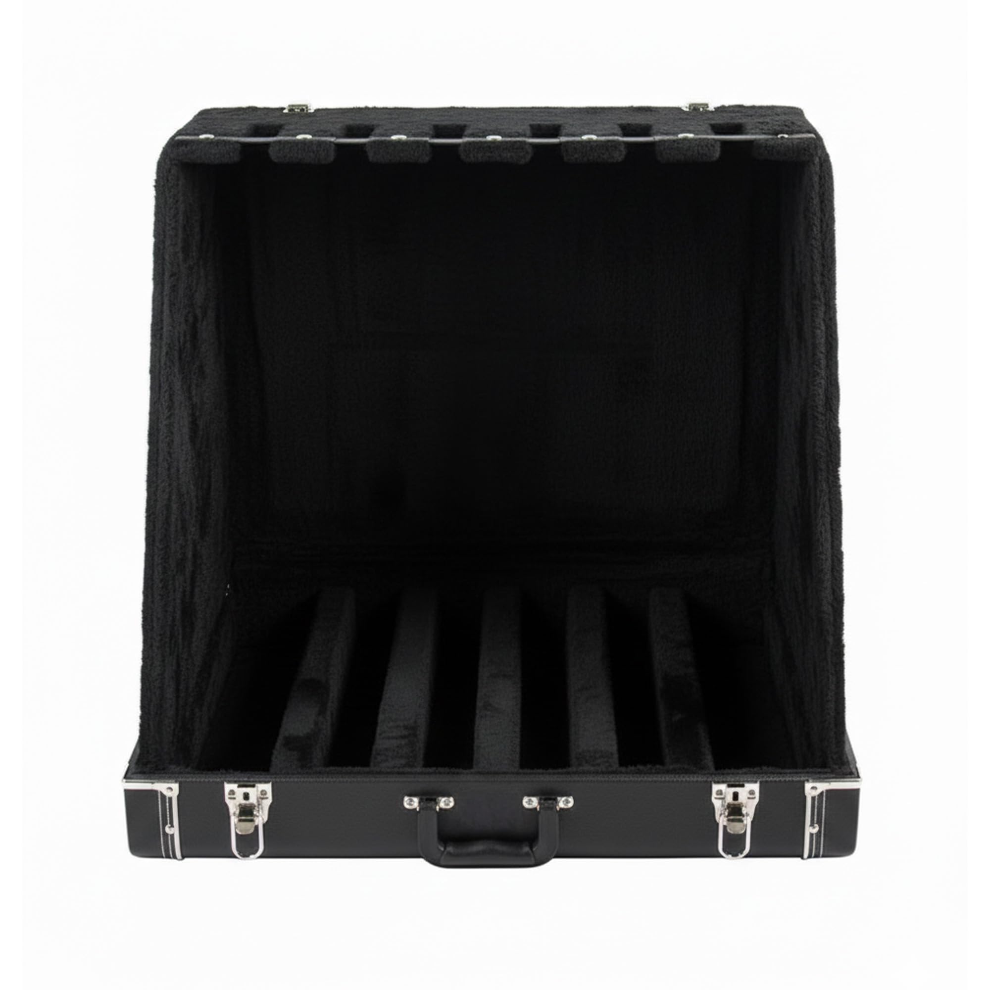 Gearlux Universal Guitar Stand Case for 6 Electric or 3 Acoustic Guitars - Teflon Covered Hardwood Exterior