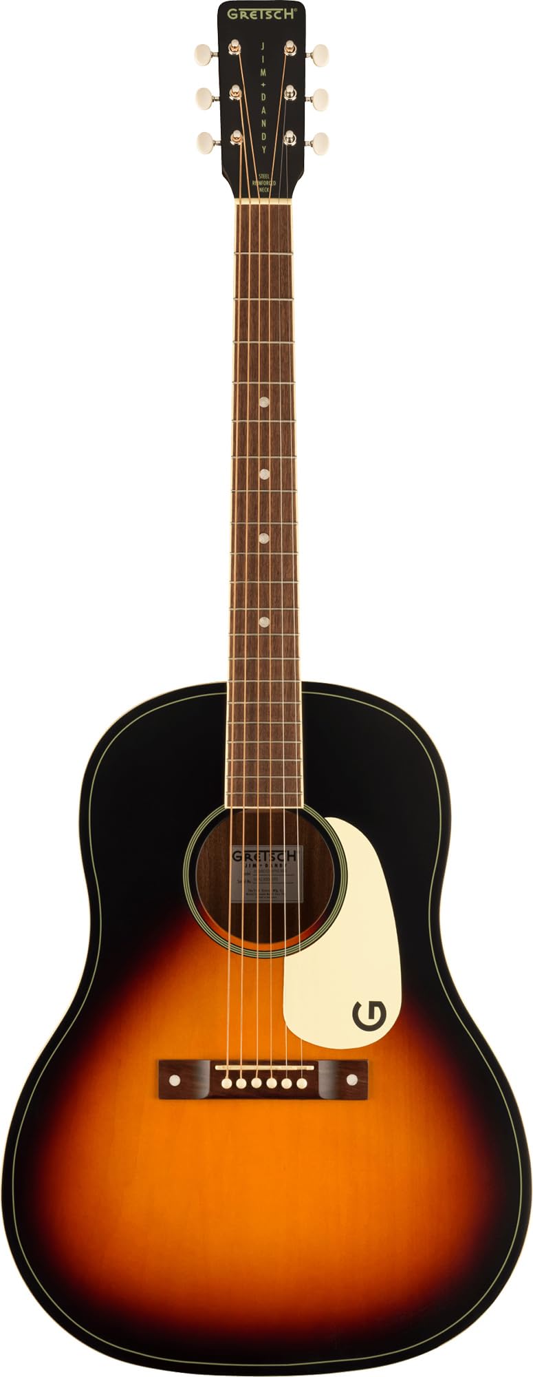 Gretsch Jim Dandy Dreadnought Acoustic Guitar - Rex Burst w/ Strap