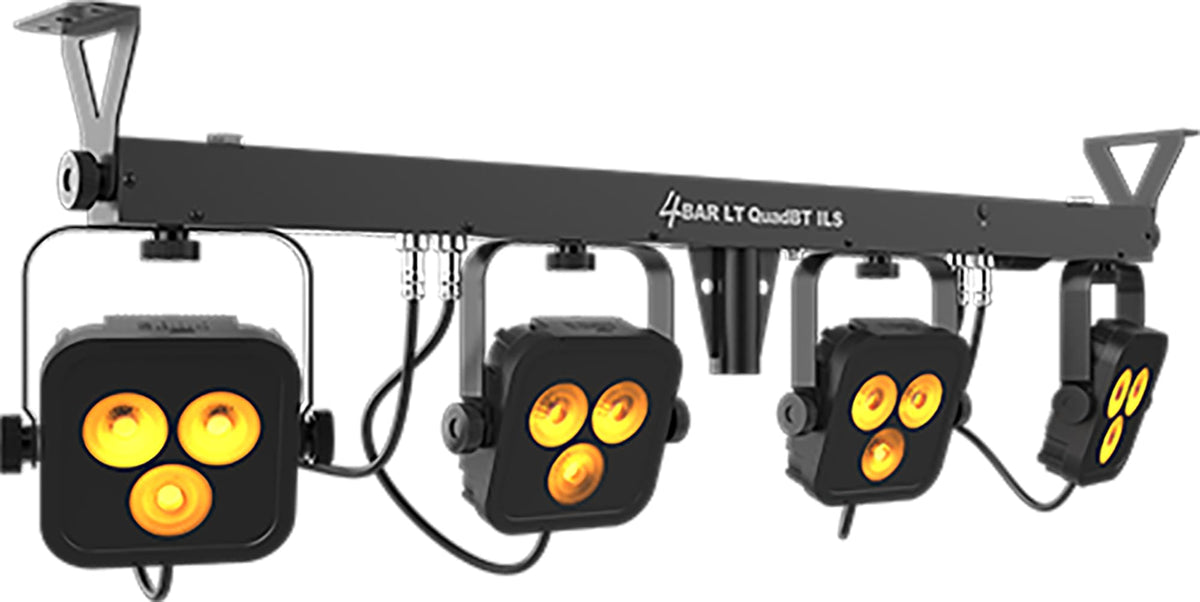Chauvet 4BAR LT QuadBT ILS w/ DMX Cables