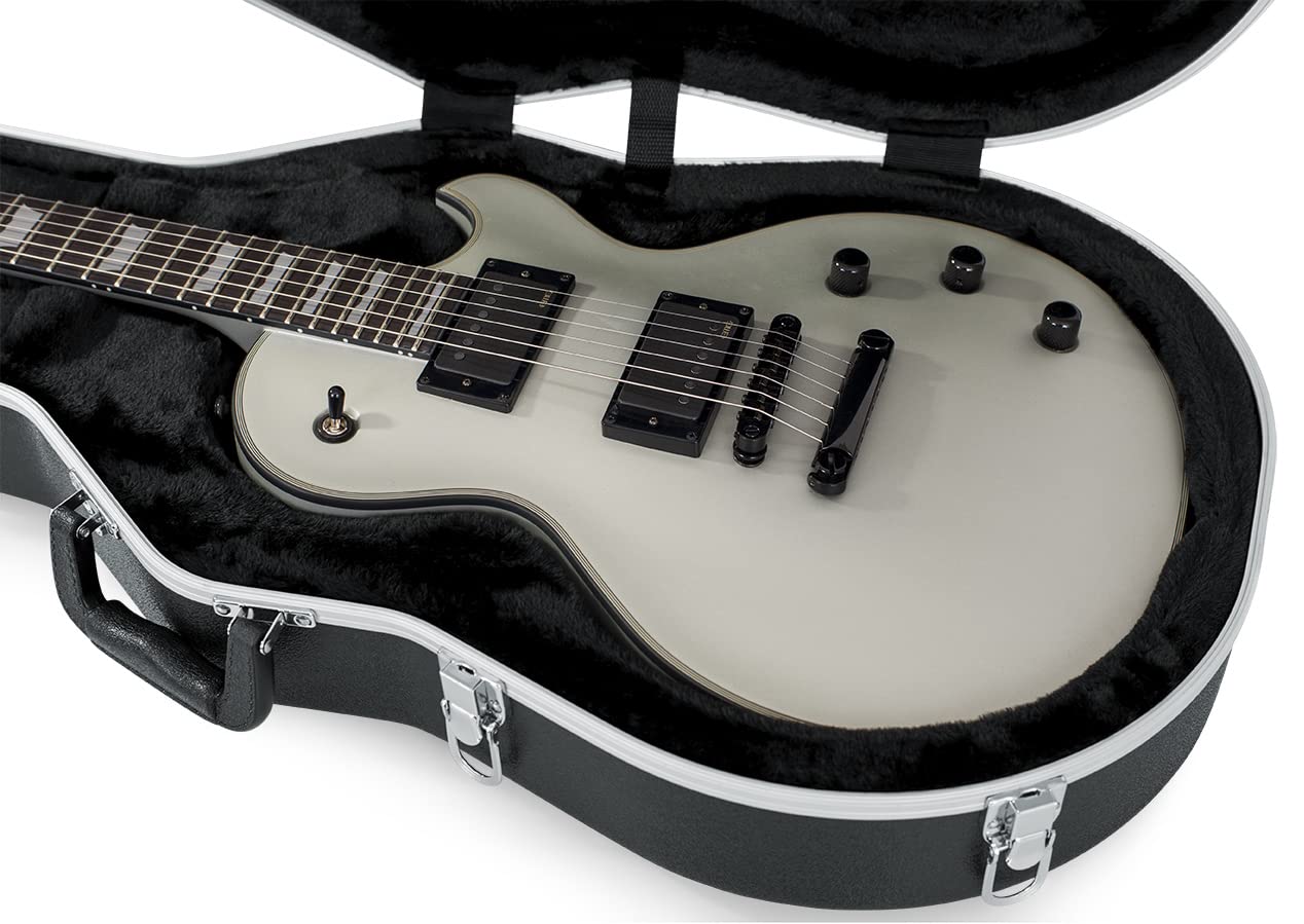 Gator GC-LPS Deluxe Molded Case for Gibson Les Paul - Black w/ Instrument Cable