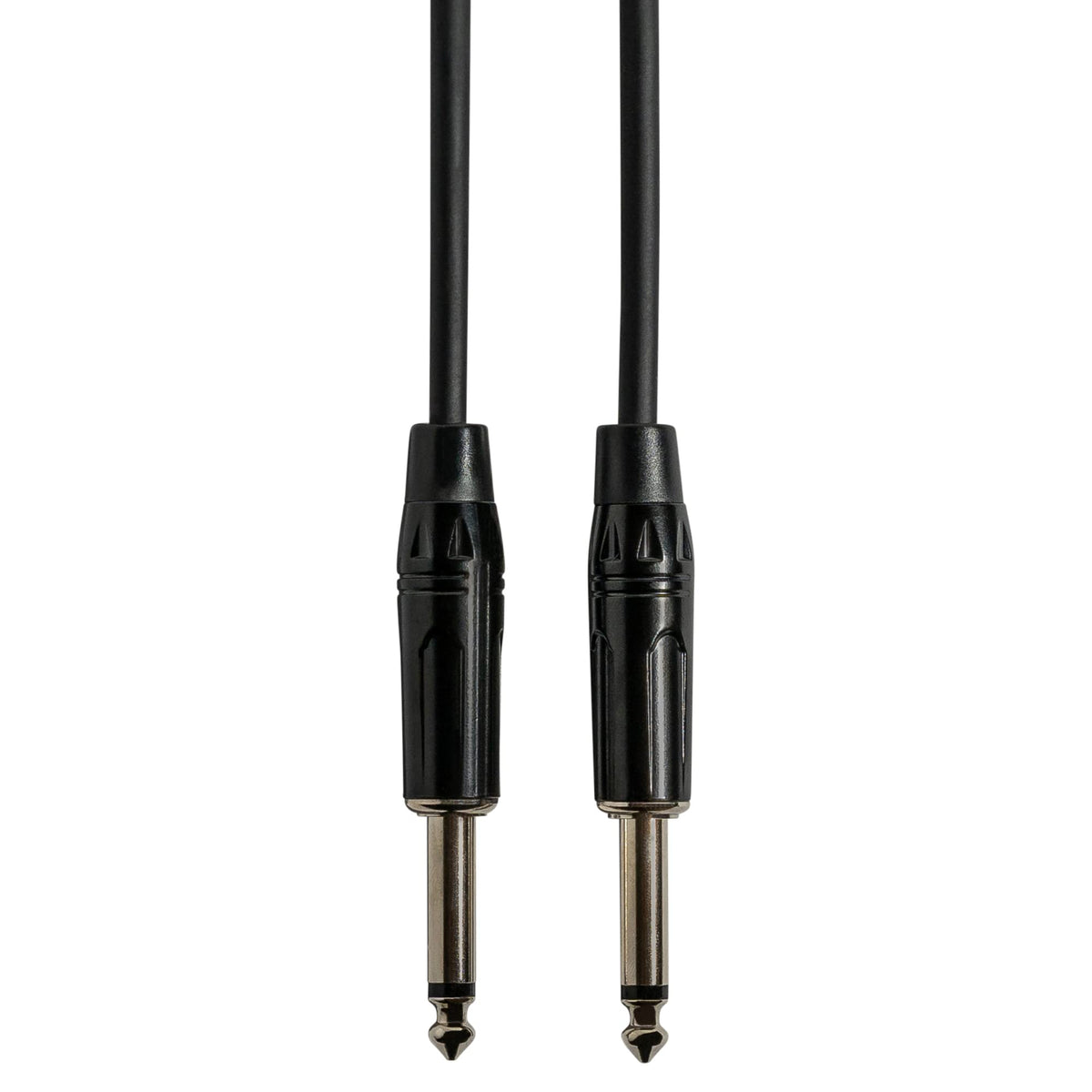 Gearlux 36-Inch Guitar Patch Cable, 1/4 Inch, Straight-Straight, Black - 6 Pack