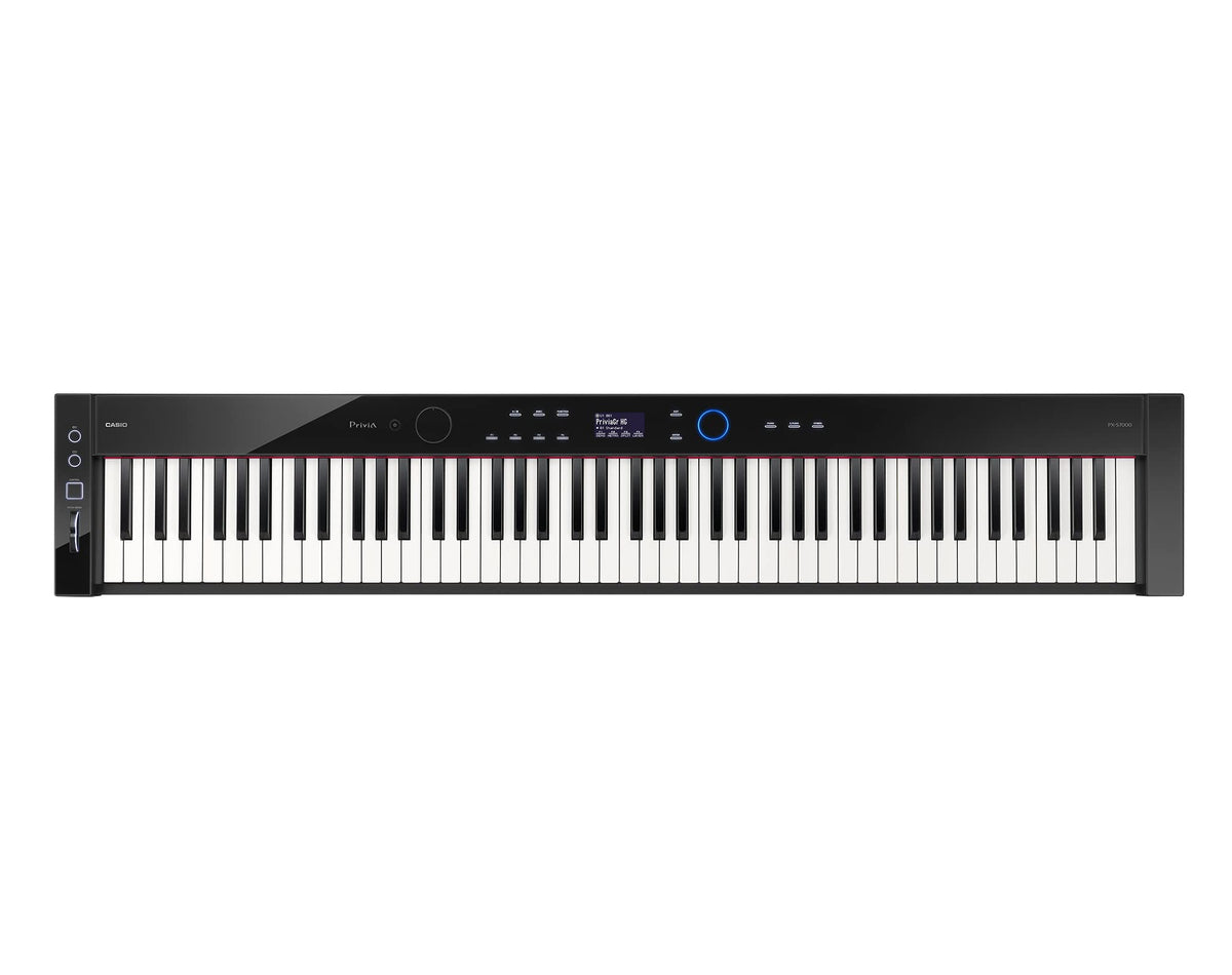 Casio PX-S7000 Privia Slim Digital Piano - Black w/ Furniture Bench