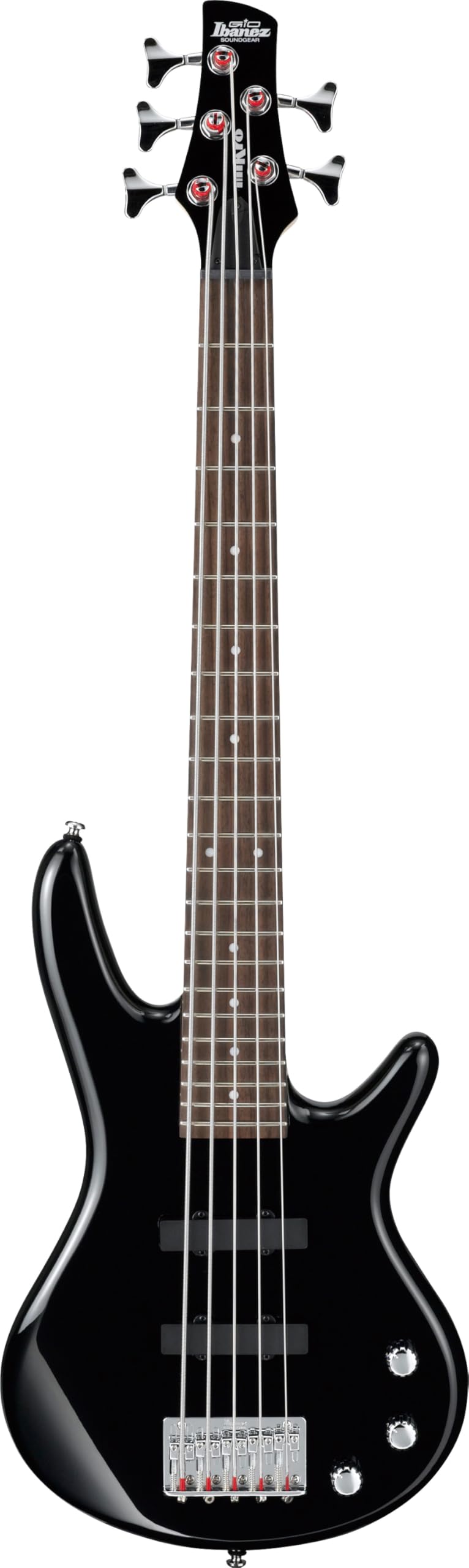 Ibanez GSRM25 SR Gio miKro Short-Scale Bass Guitar - Black w/ Gig Bag