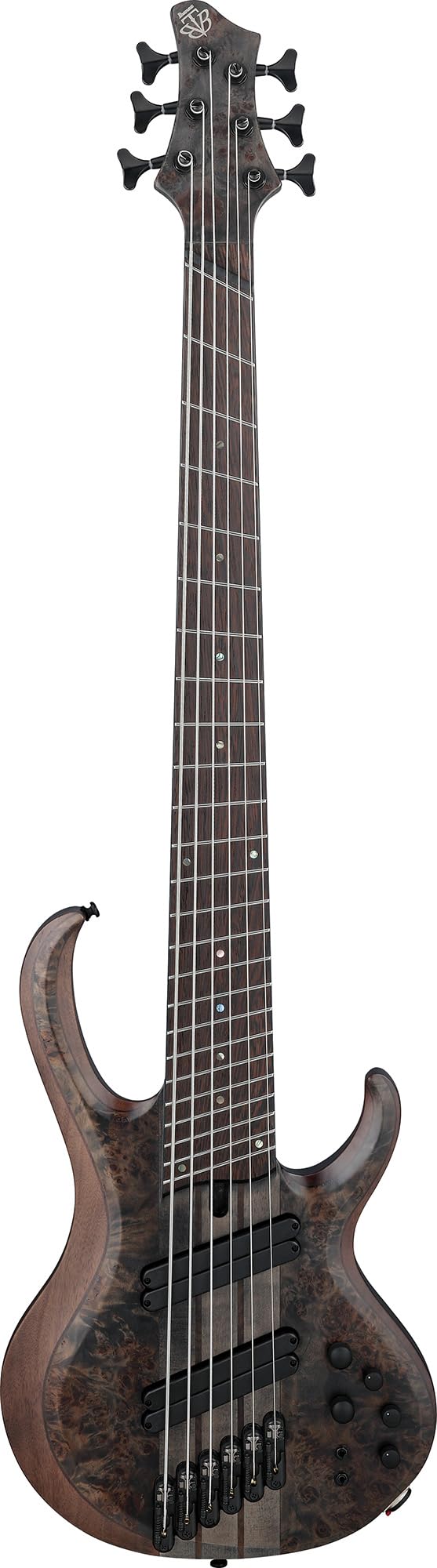 Ibanez BTB806MS 6-String Electric Bass - Transparent Gray Flat w/ Gig Bag