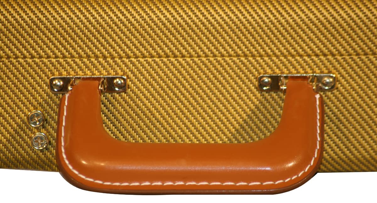 Gator GW-ELECTRIC Deluxe Wood Case for Electric Guitars - Tweed w/ Strap