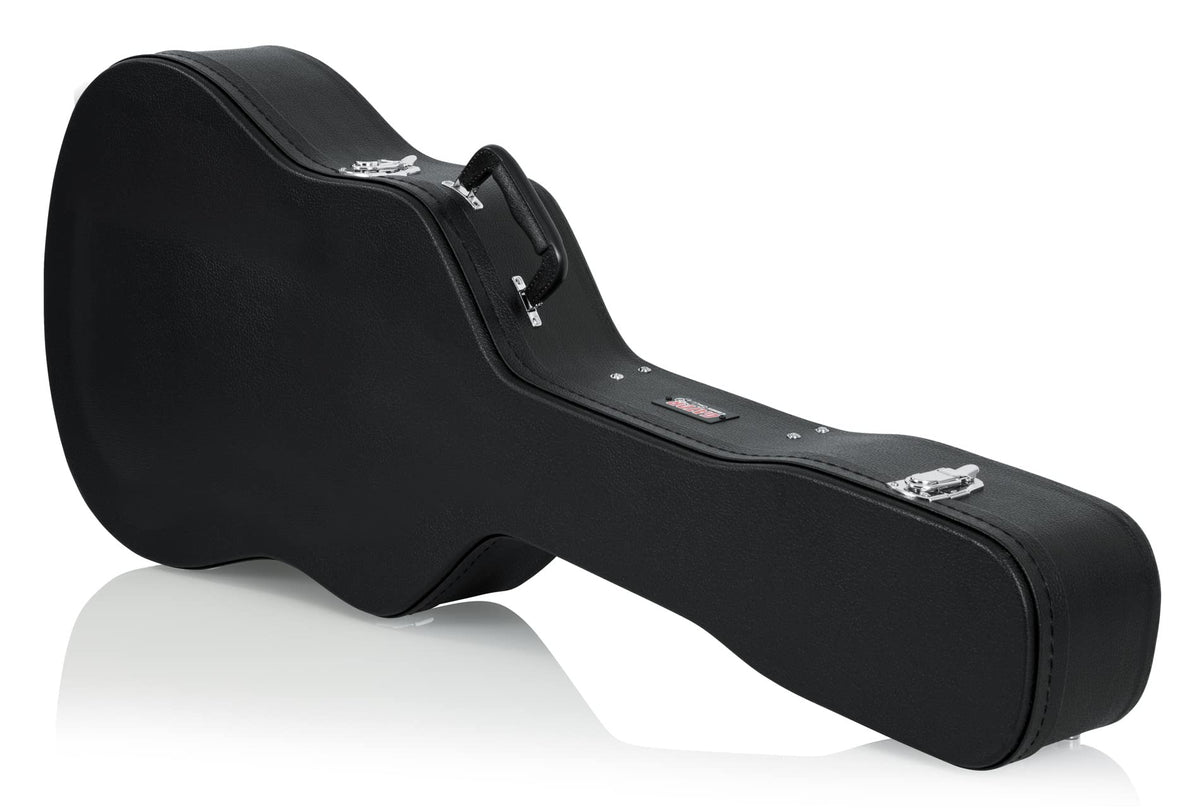 Gator GWE-DREAD12 Wood Case for 6- or 12-String Dreadnought Acoustic Guitars w/ Strap