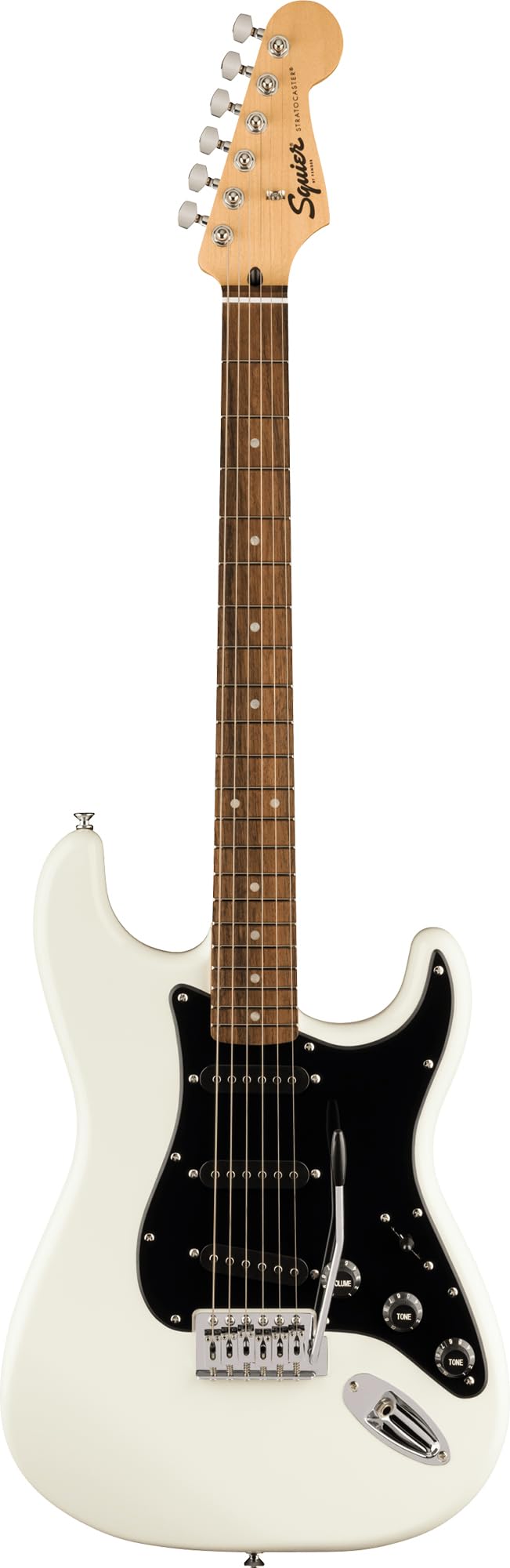 Fender Squier Sonic Stratocaster - Arctic White w/ Mustang Micro