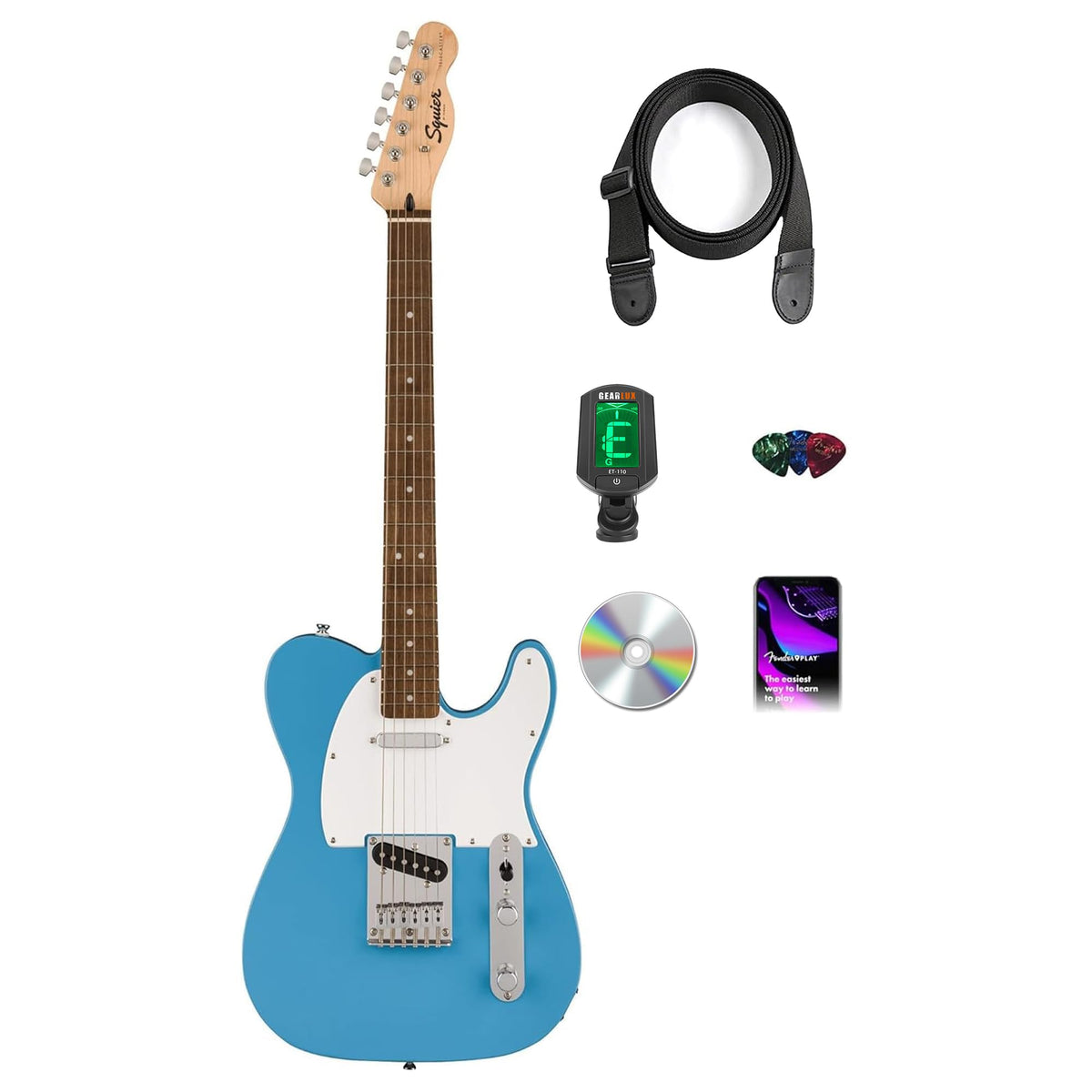 Fender Squier Sonic Telecaster - California Blue w/ Tuner