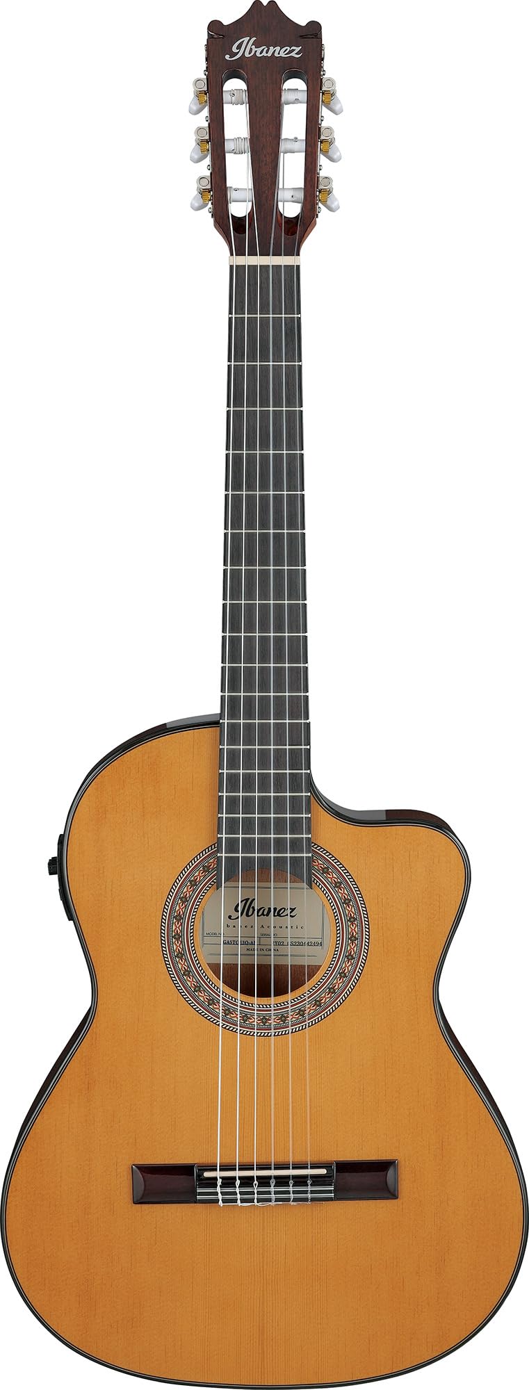 Ibanez GA5TCE3Q 3/4-Size Classical Acoustic-Electric Guitar - Amber High Gloss w/ Case