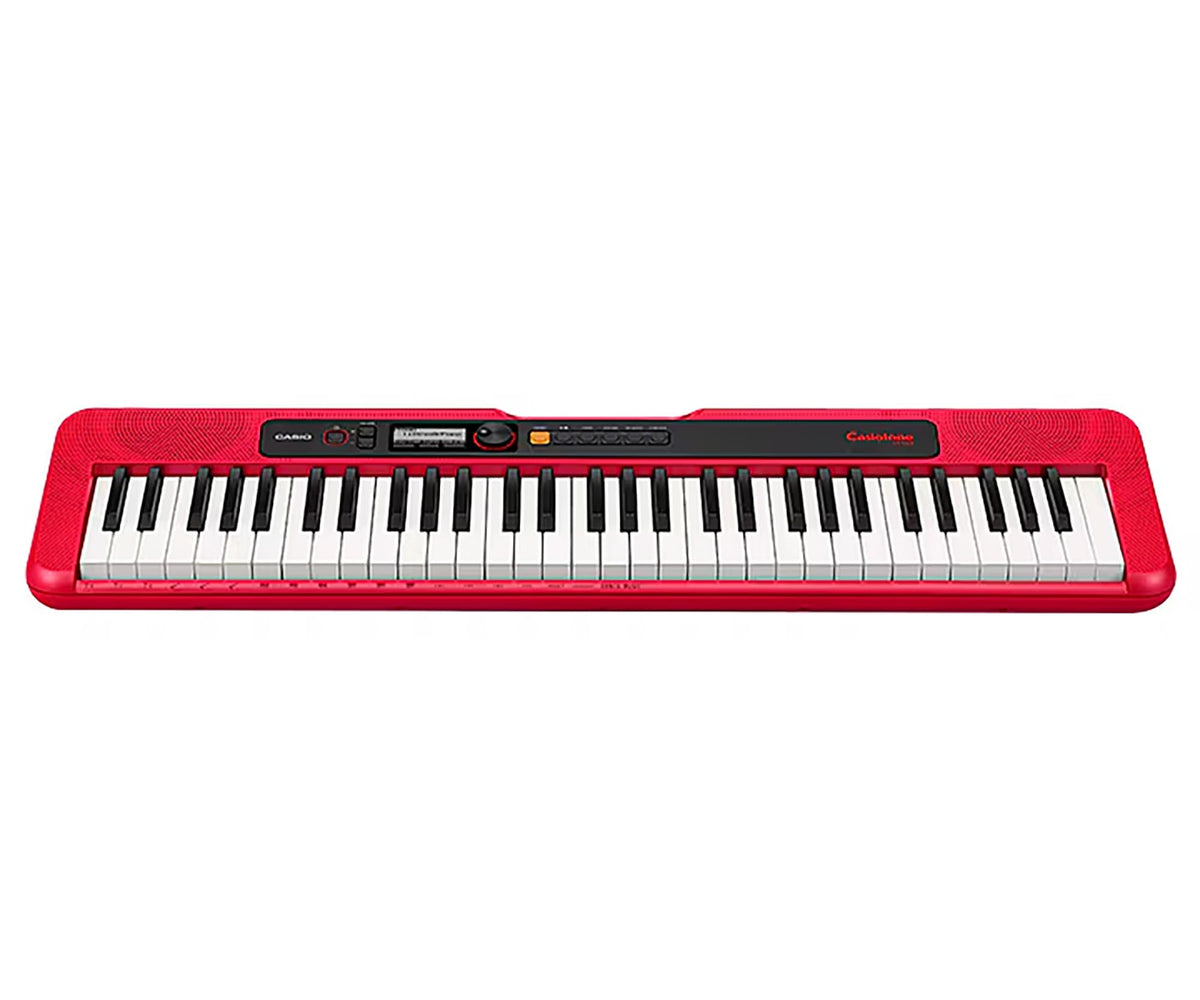 Casio CT-S200 Casiotone 61-Key Keyboard - Red w/ Headphones
