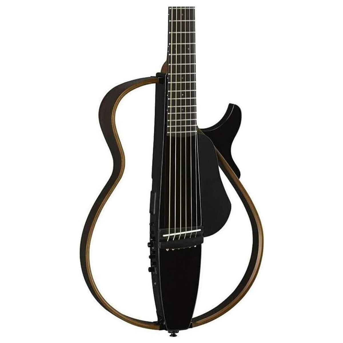 Yamaha SLG200S Steel String Silent Guitar - Trans Black