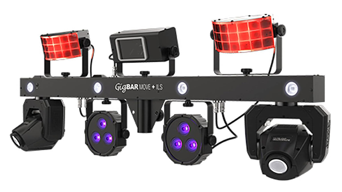 Chauvet GigBAR Move + ILS 5-in-1 Lighting System w/ DMX Cables