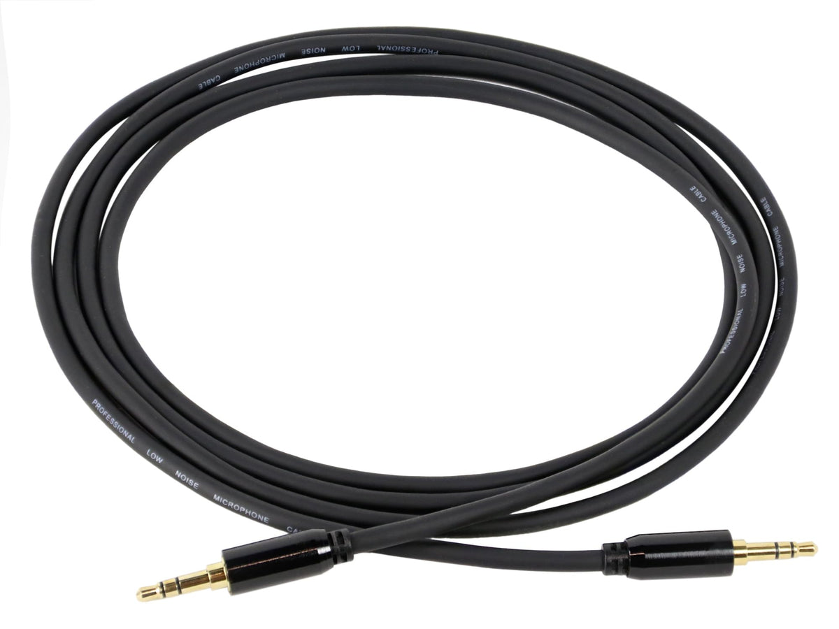 Gearlux 6-Foot 3.5 mm to 3.5 mm Stereo (1/8" to 1/8") TRS Cable - 3 Pack