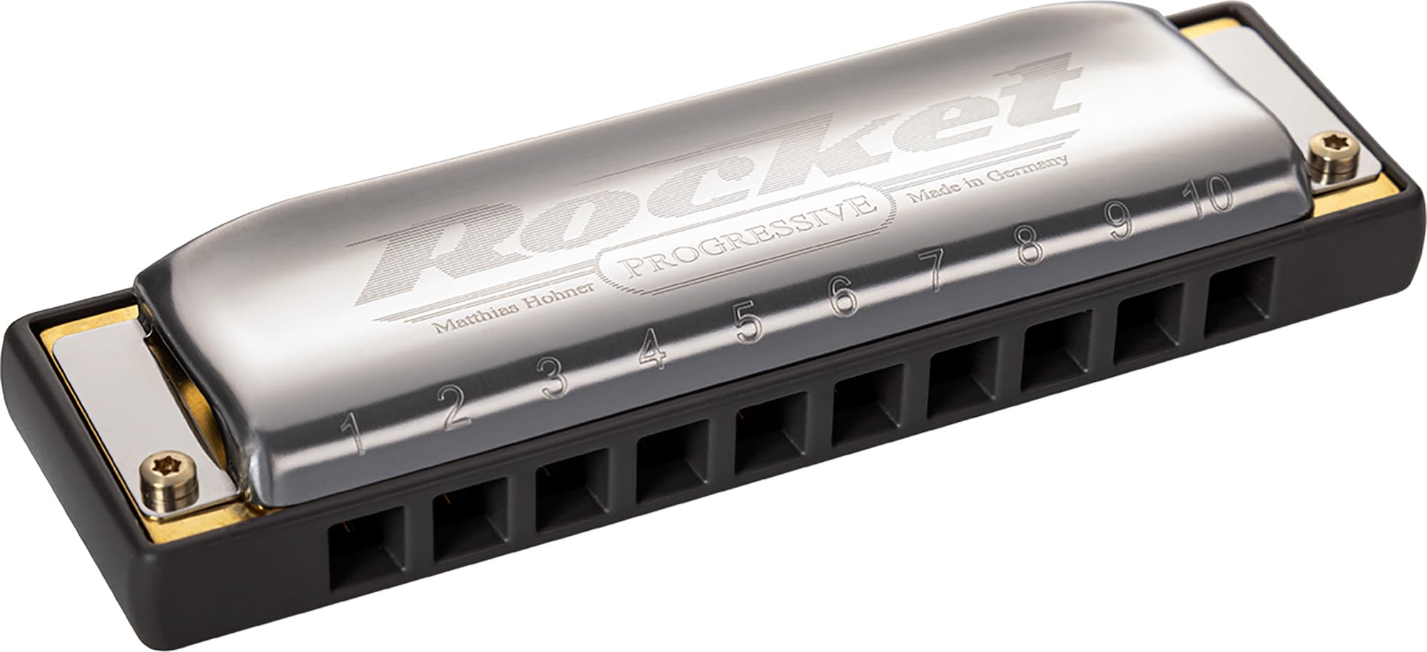 Hohner Progressive Rocket Harmonica - Key of D Major