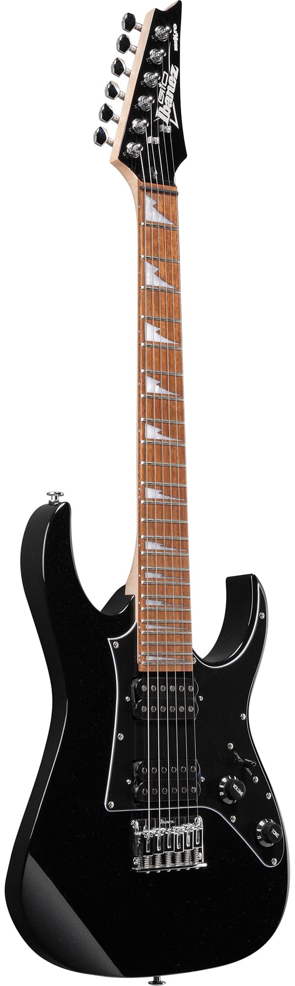 Ibanez GRGM21 RG Gio miKro Short-Scale Electric Guitar - Black Night w/ Amplifier