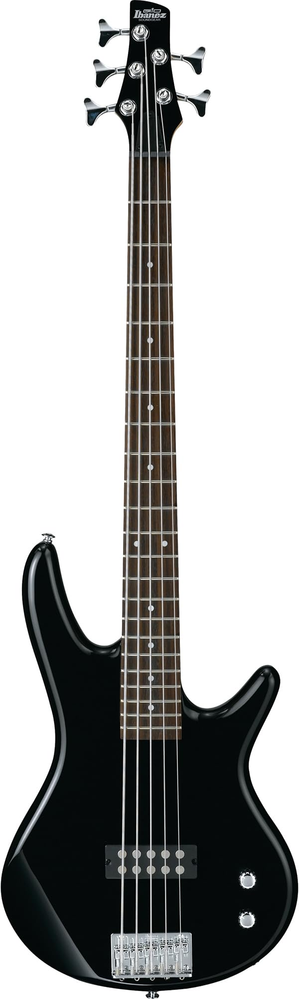 Ibanez GSR105EX SR Gio 5-String Bass Guitar - Black w/ Gig Bag