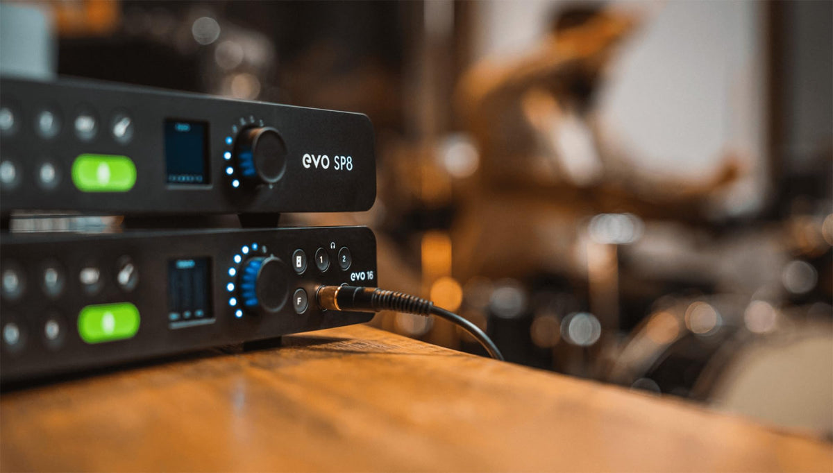 Audient EVO SP8 8-Channel Smart Preamp w/ 2 Instrument Cables