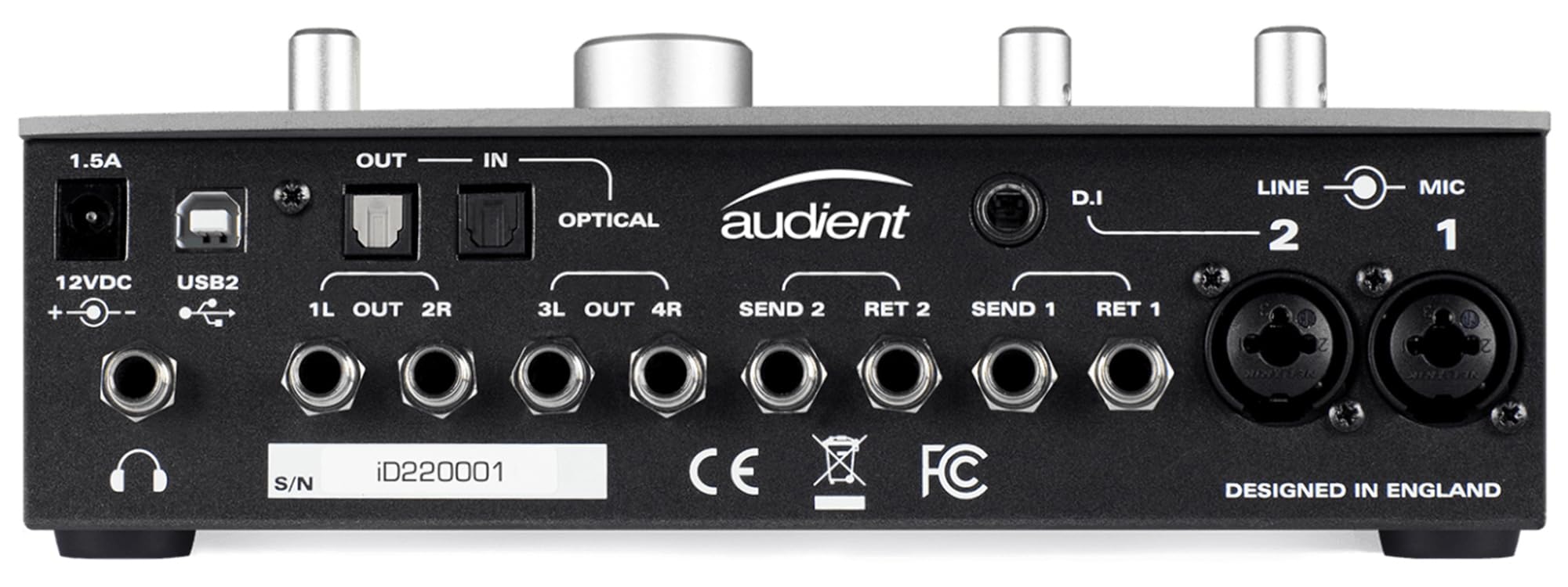 Audient iD22 10-In 14-Out Audio Interface w/ 4 Cables