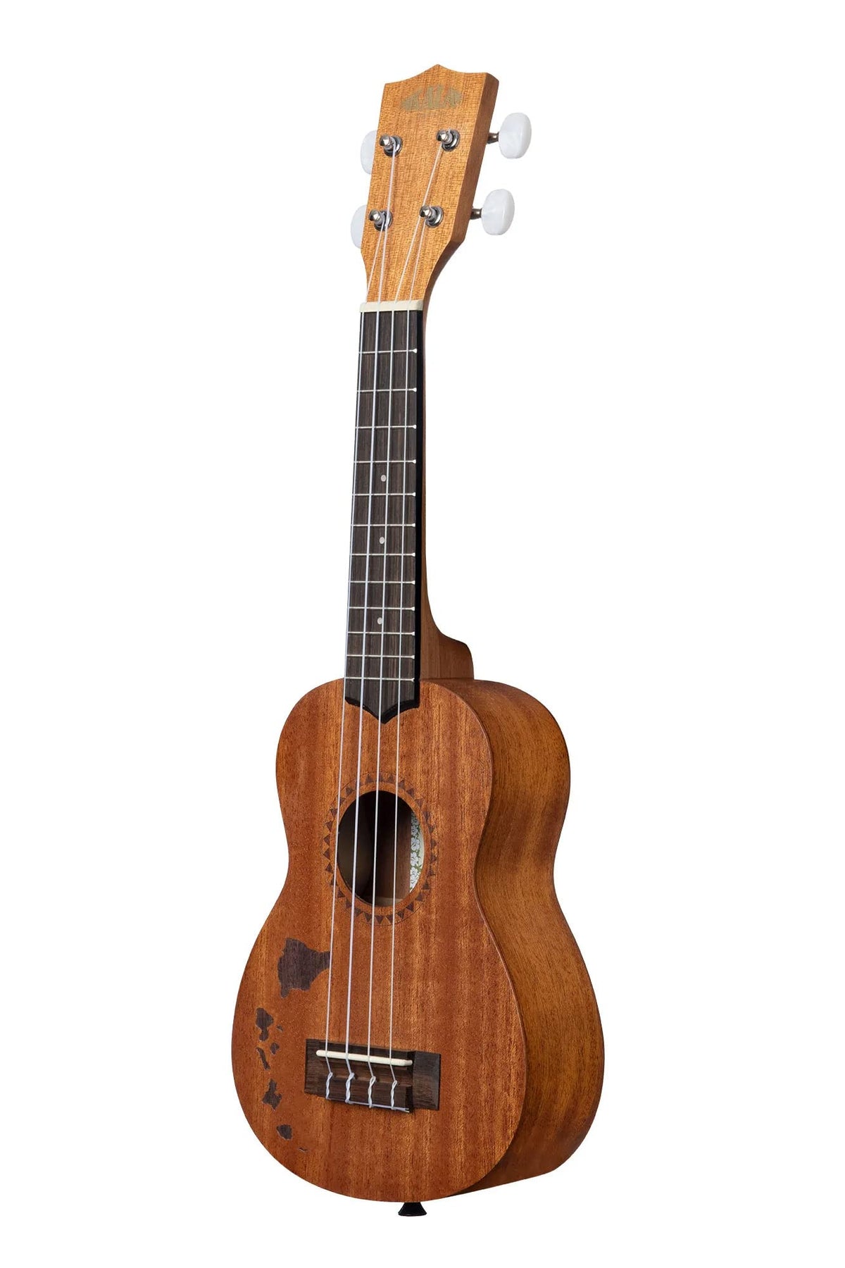 Kala KA-15S-H1 Satin Mahogany Soprano Ukulele - Hawaiian Islands