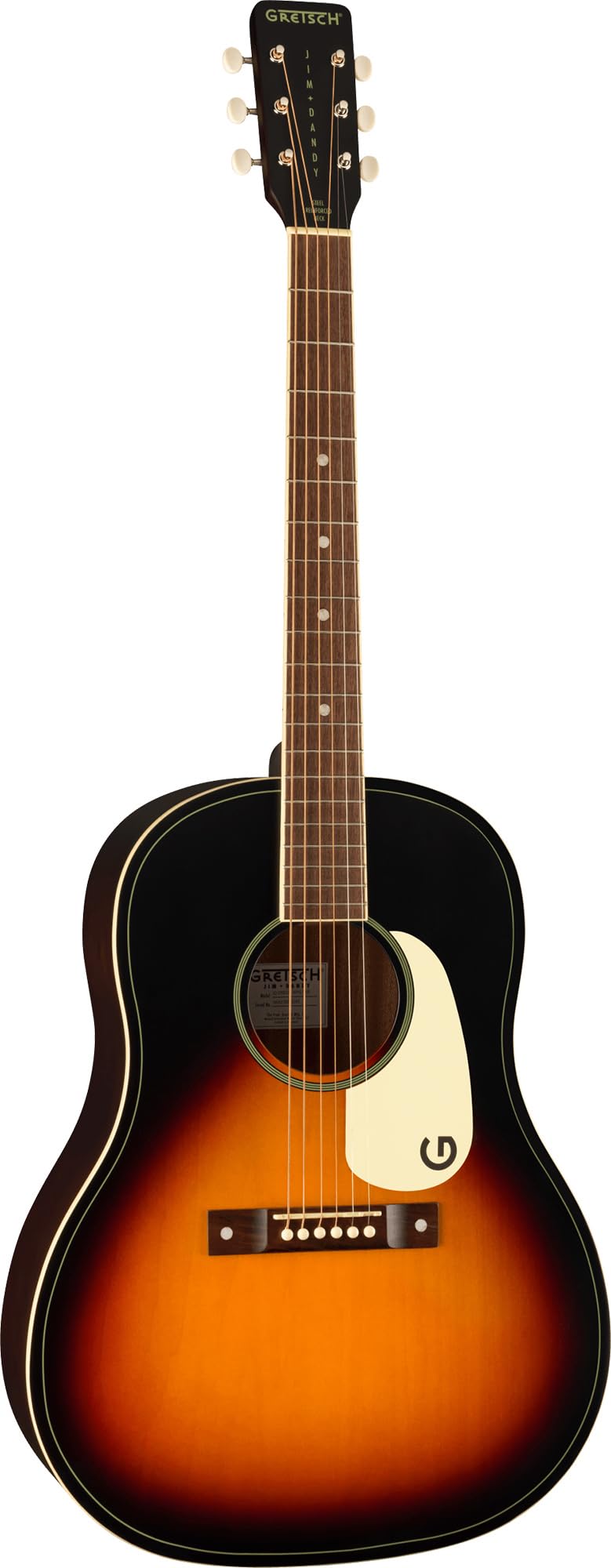 Gretsch Jim Dandy Dreadnought Acoustic Guitar - Rex Burst w/ Strap