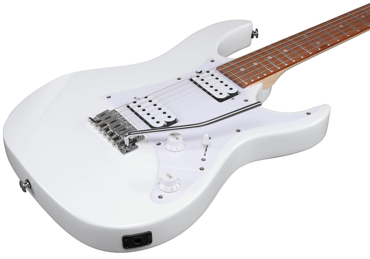 Ibanez GRX20W RG Gio Electric Guitar - White w/ Amplifier