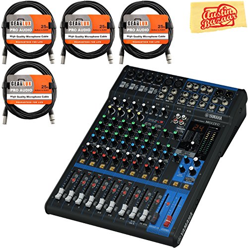 Yamaha MG12XU Mixer w/ XLR Cables