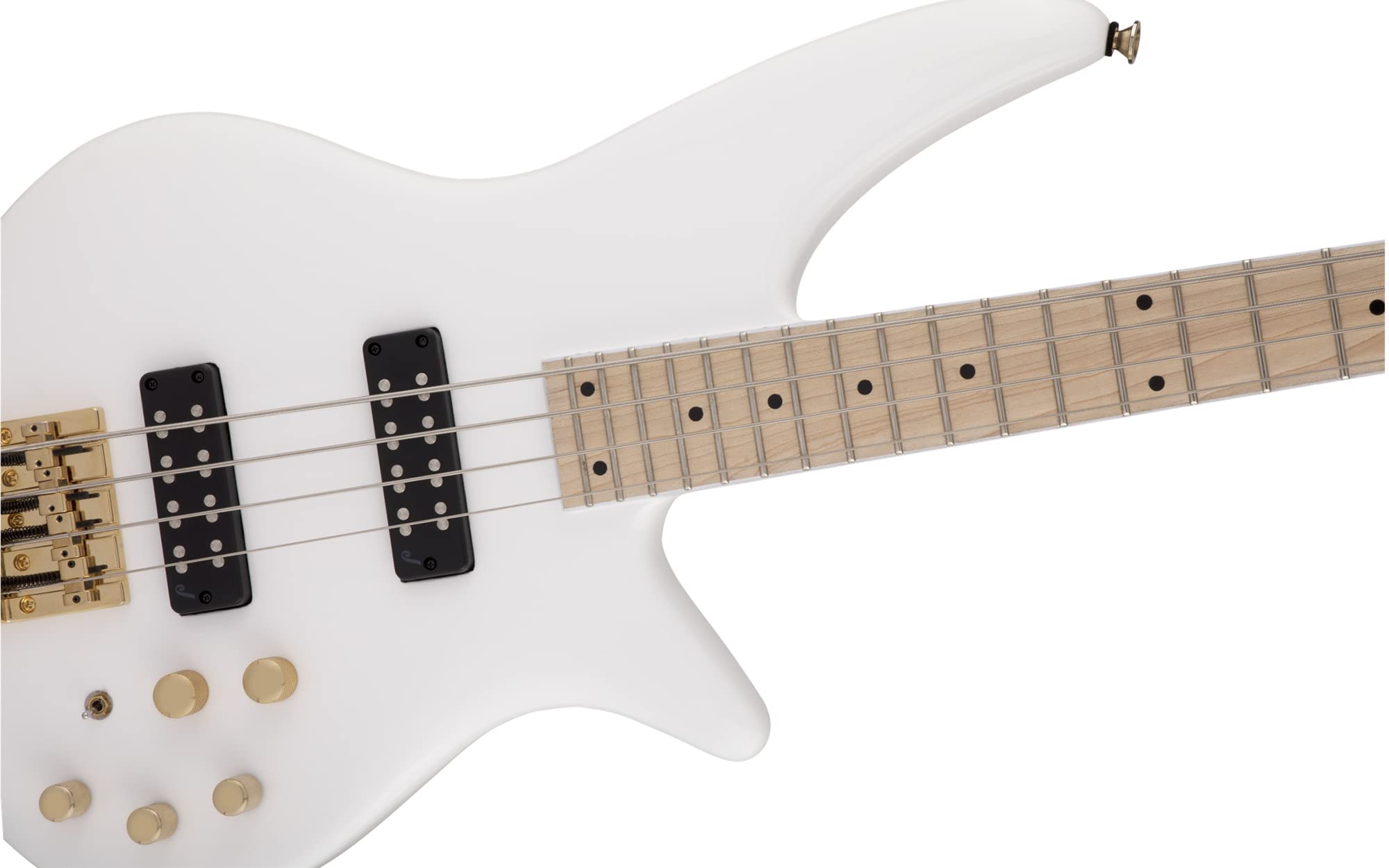 Jackson X Series Spectra Bass SBXM IV Bass Guitar - Snow White w/ Instrument Cable
