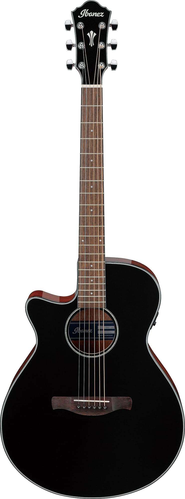 Ibanez AEG50L Left-Handed Acoustic-Electric Guitar - Black High Gloss w/ Case