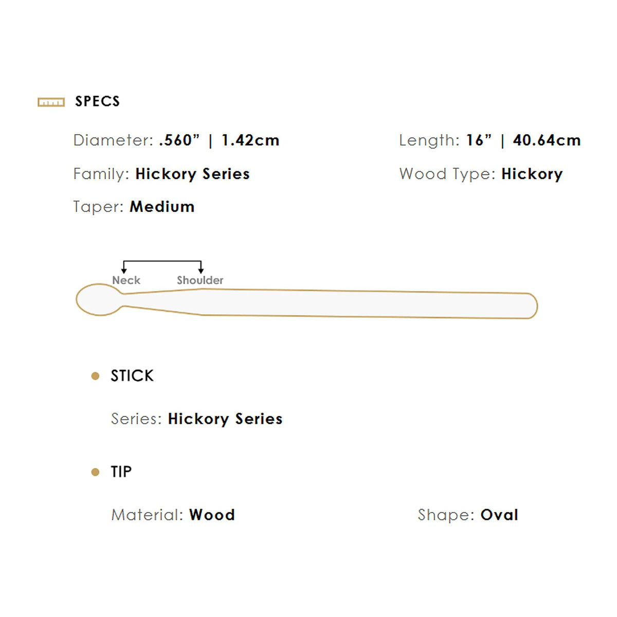 Zildjian 5A Wood Drumsticks - 3 Pack