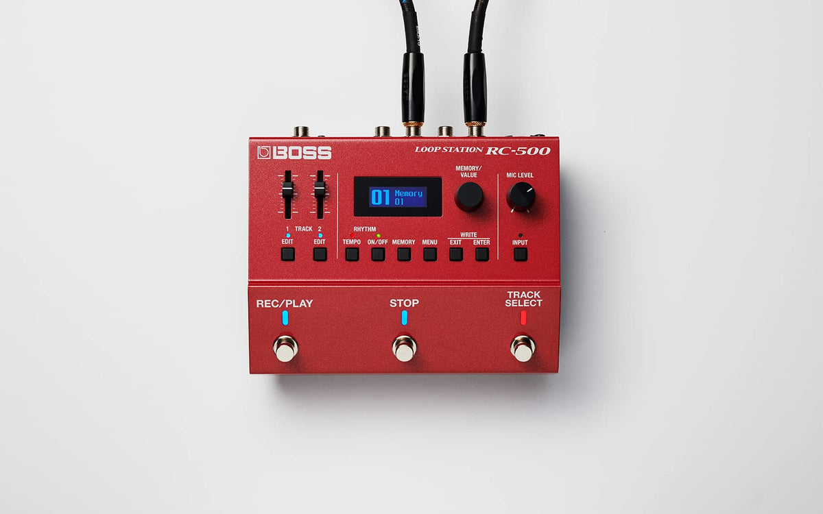 Boss RC-500 Loop Station w/ Instrument Cables