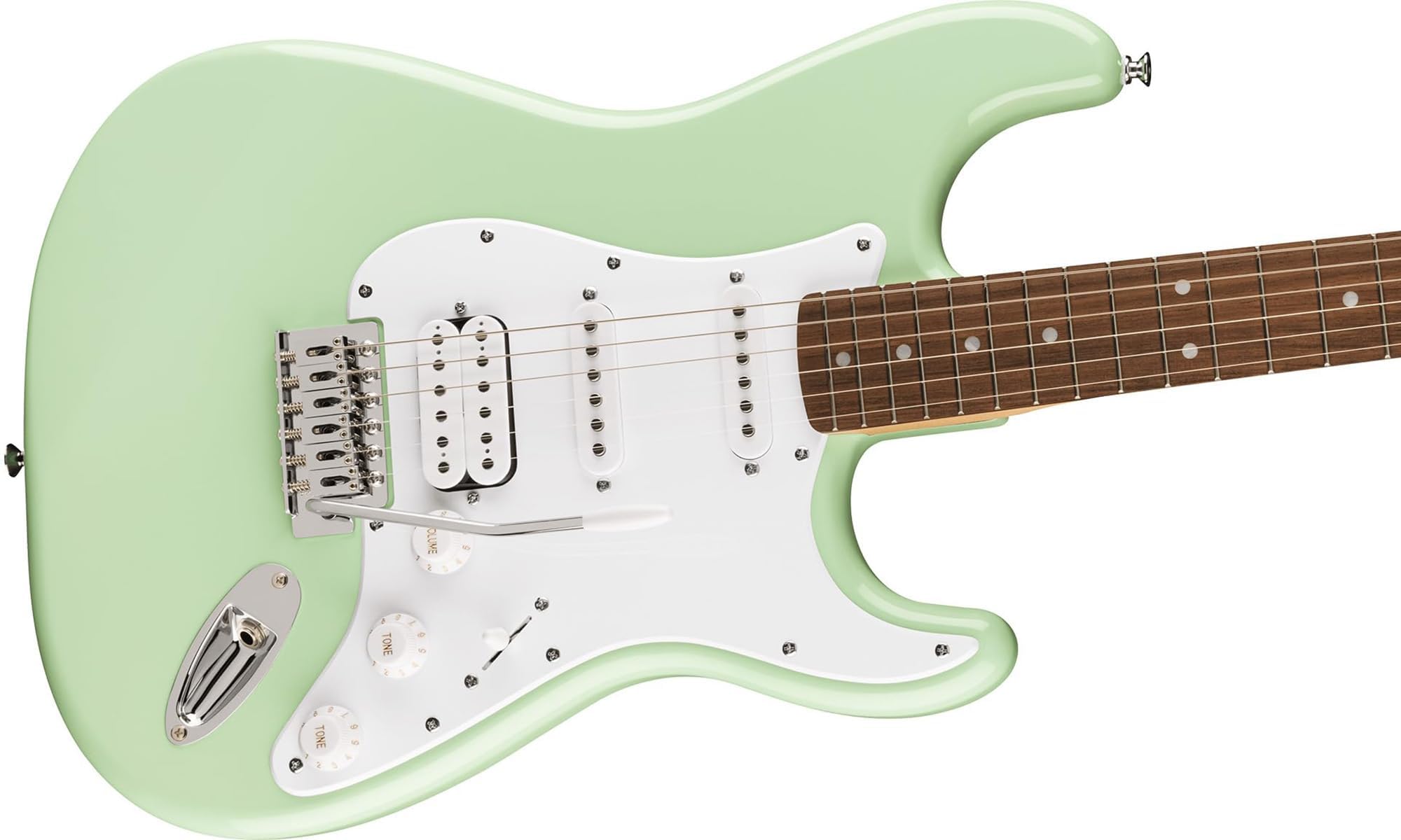Fender Squier Sonic Stratocaster HSS - Surf Green w/ Mustang Micro