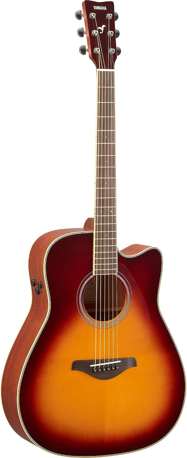 Yamaha FSC-TA TransAcoustic Concert Cutaway Acoustic-Electric Guitar - Brown Sunburst