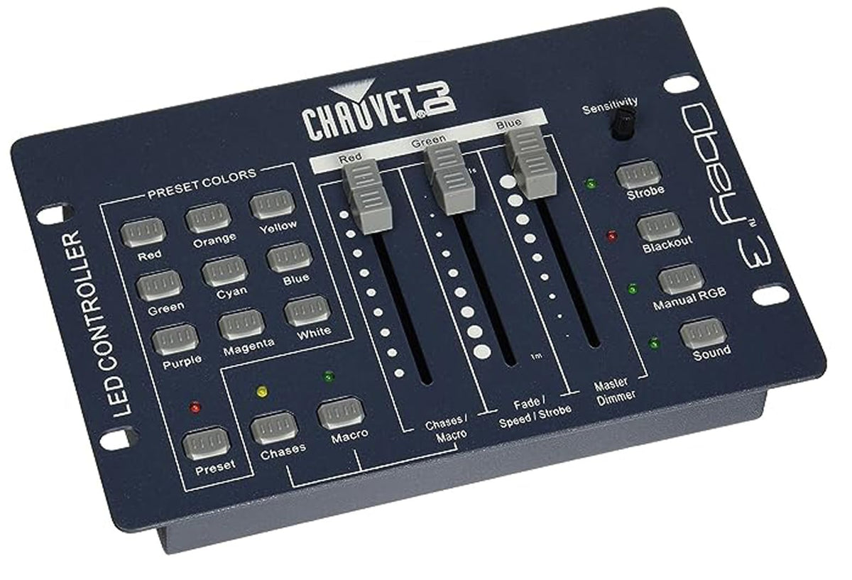 Chauvet Obey 3 DMX-512 LED Light Controller w/ DMX Cable