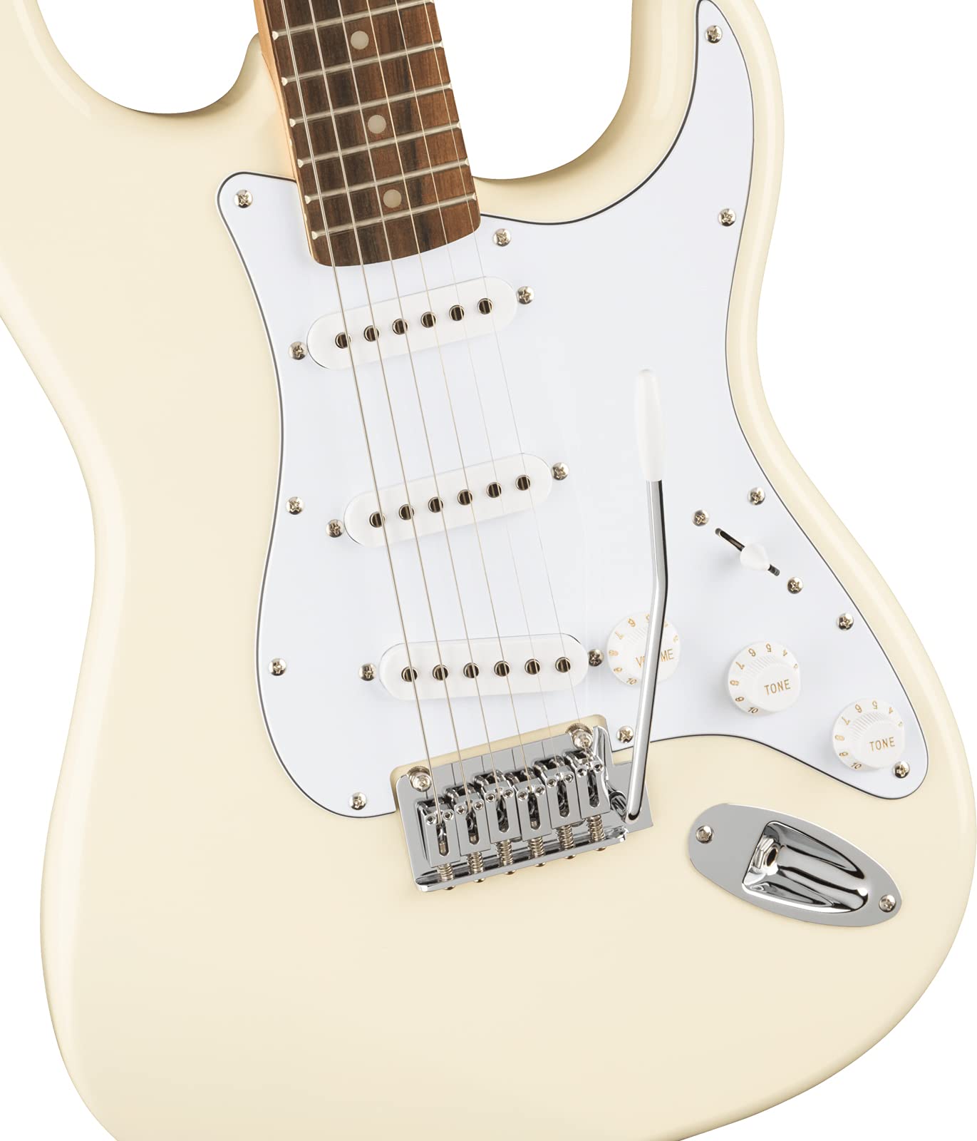 Fender Squier Affinity Stratocaster, Laurel - Olympic White w/ Gig Bag