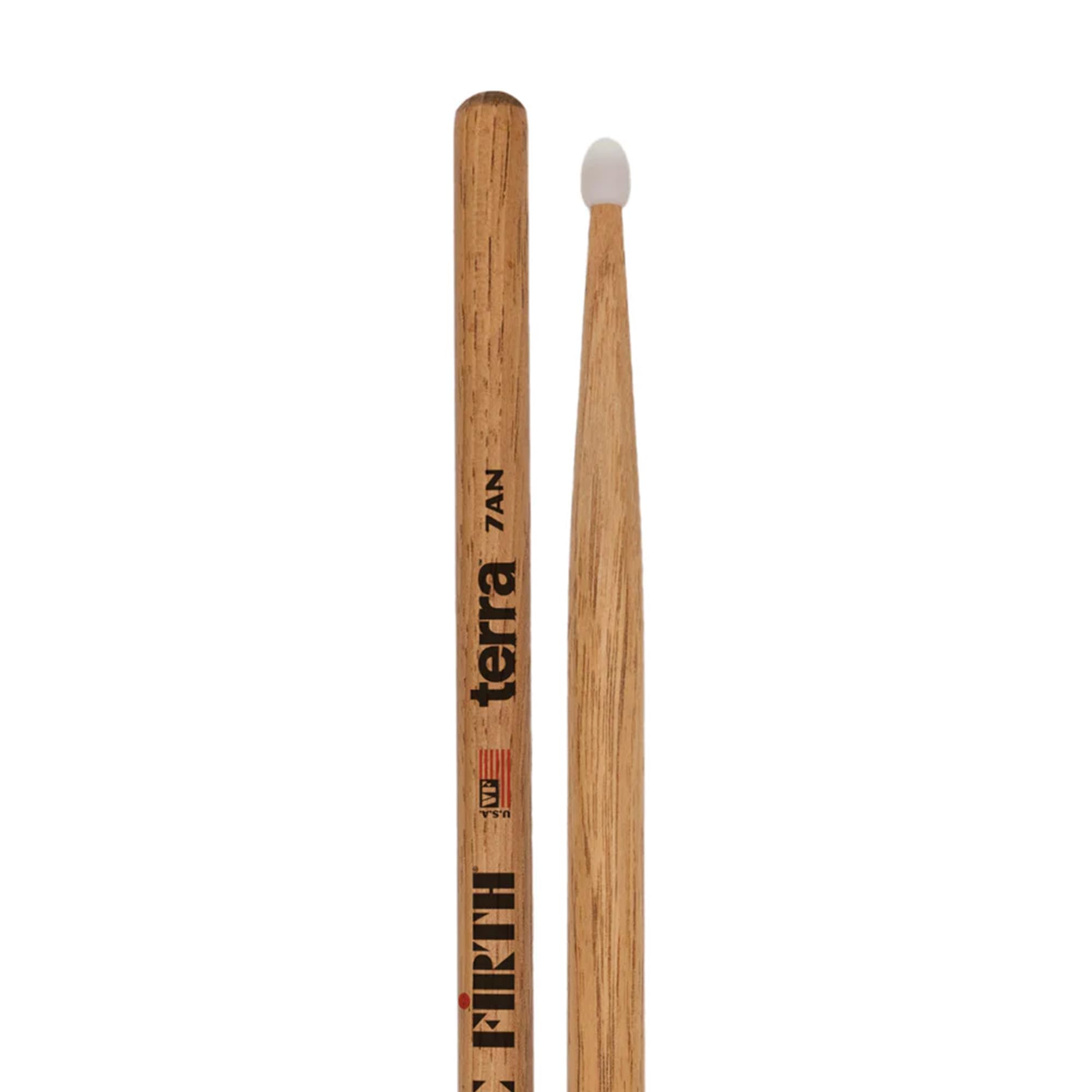 Vic Firth American Classic 7A Terra Series Nylon Tip Drumsticks - 6 Pack