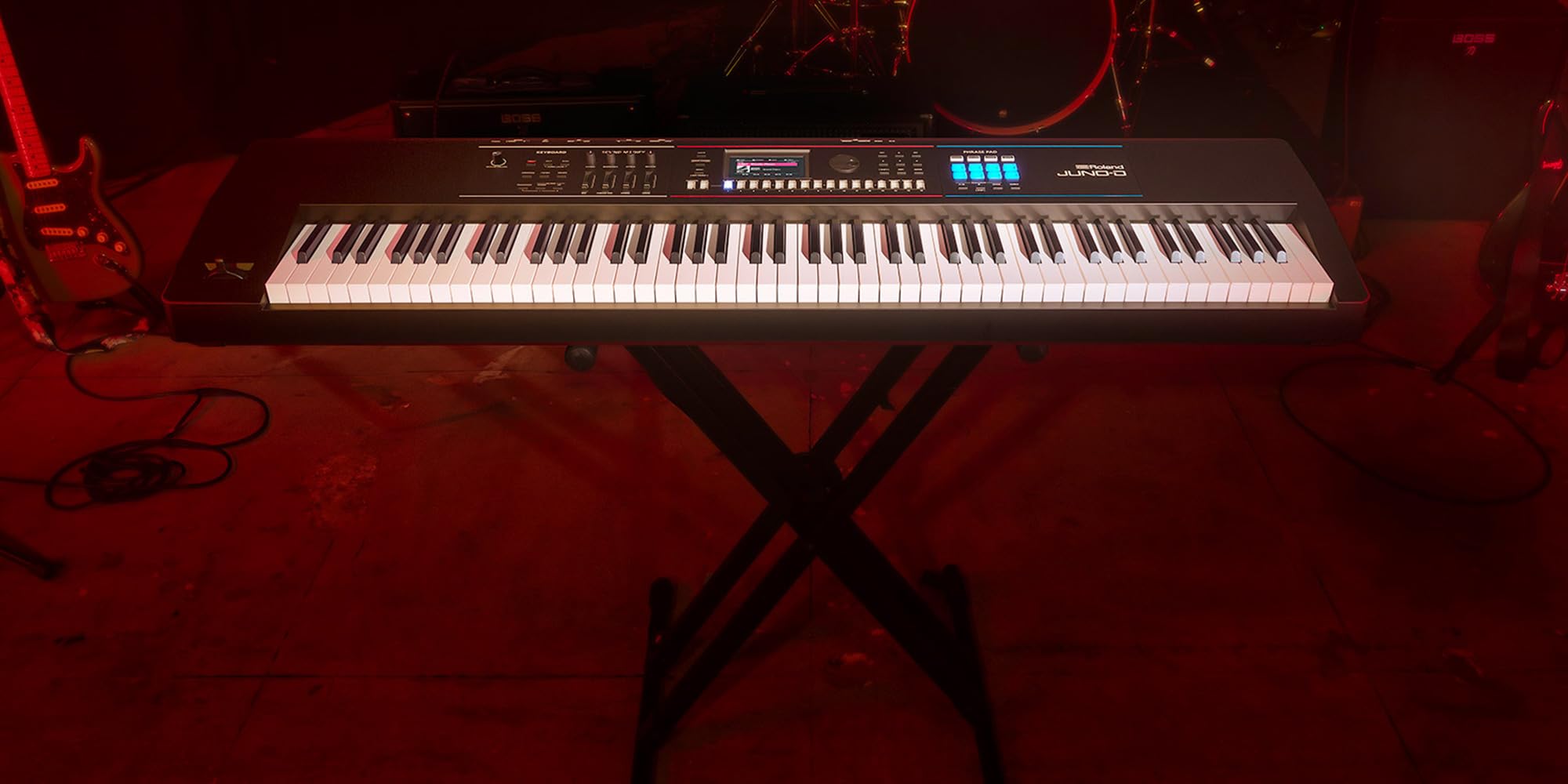 Roland JUNO-D8 88-Key Synthesizer w/ Adjustable Stand