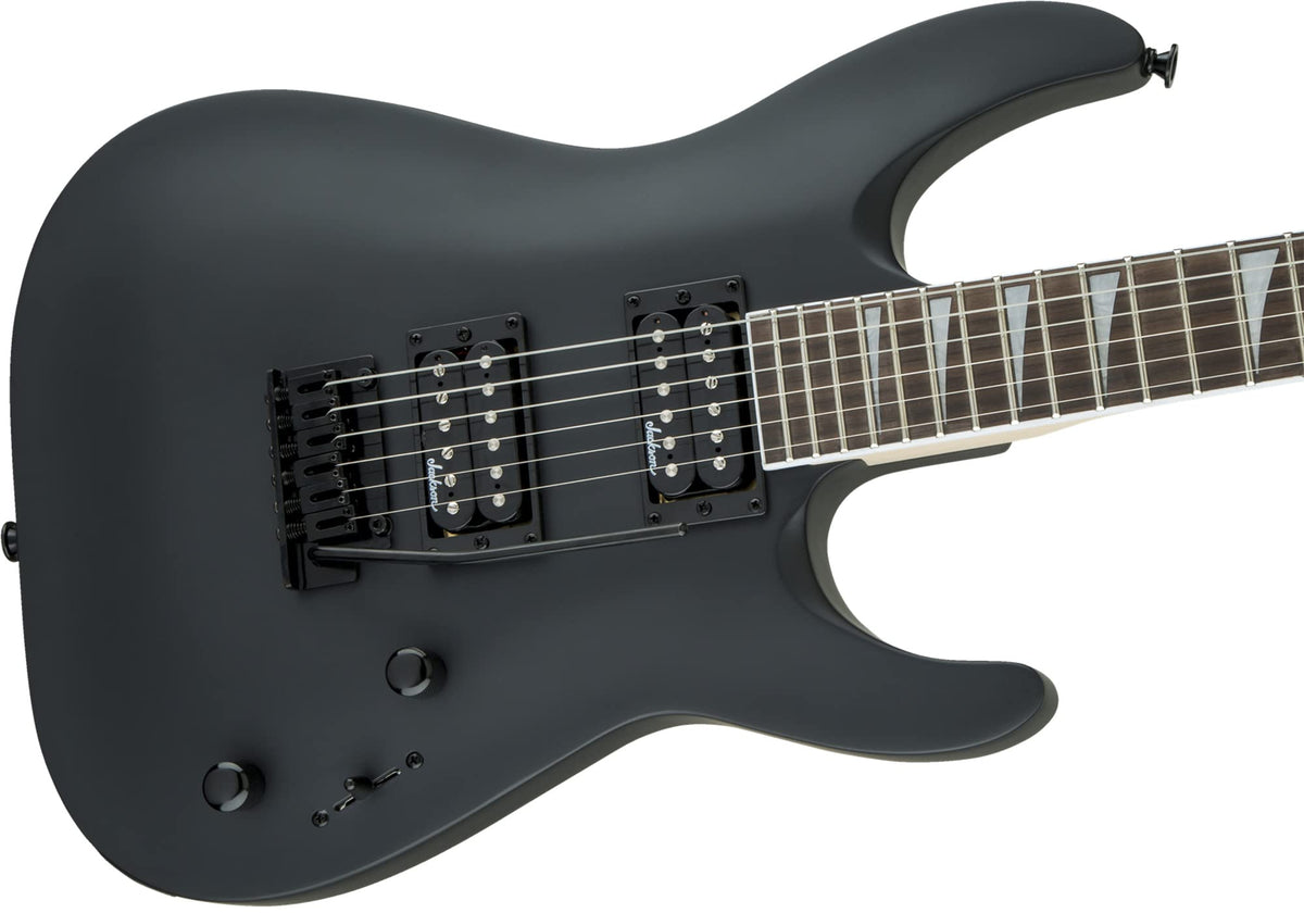 Jackson Dinky Arch Top JS22 DKA Electric Guitar - Satin Black w/ Instrument Cable