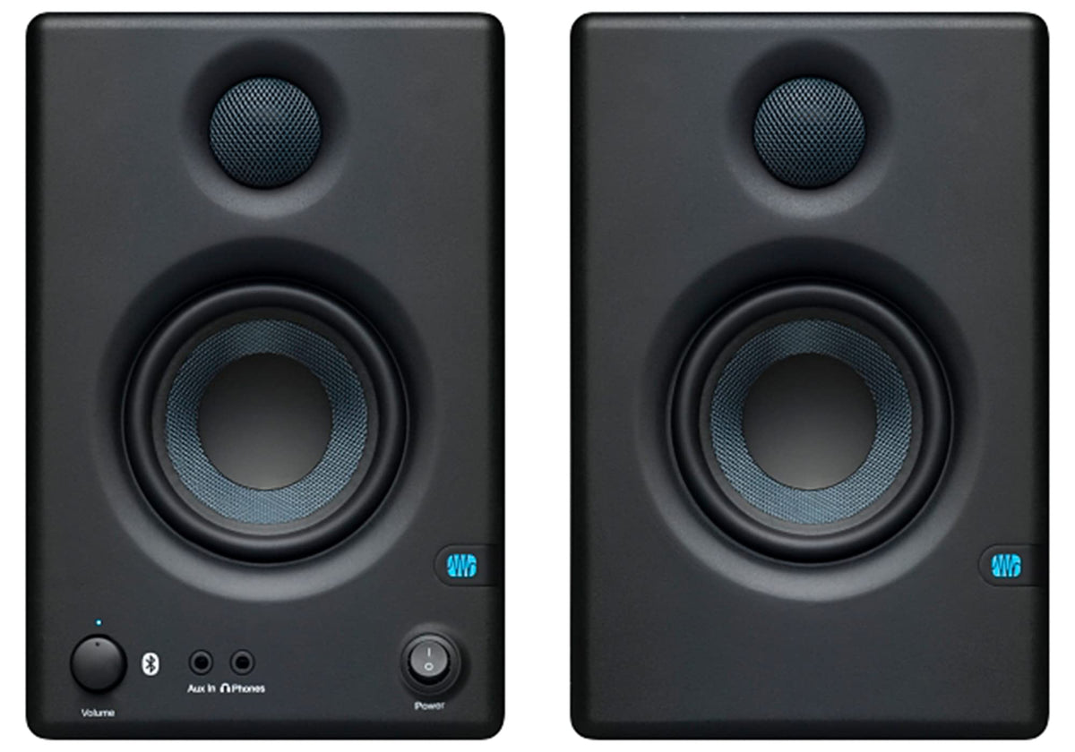 PreSonus Eris E3.5 BT Bluetooth Studio Monitor Pair w/ Monitor Stands