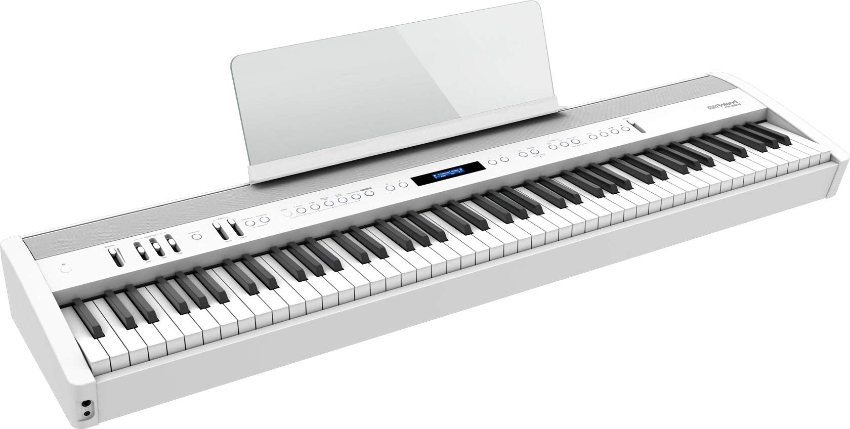 Roland FP-60X Digital Piano - White w/ Adjustable Stand